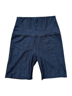 Beyond Yoga High Rise Snakeskin Jacquard Biker Shorts S